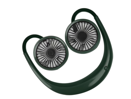 Mini Ventilador SLOWMOOSE Portátil con Correa para Cuello Verde