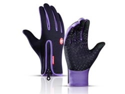 Guantes de invierno impermeables, cálidos y resistentes al viento de 30 °F con pantalla táctil para todos los dedos para hombres, esquí y trabajo al aire libre.