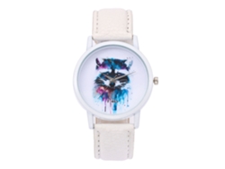 Reloj De Pulsera Casual De Cuarzo Para Mujer Zhoulianfa Con Correa De Cuero Sintético Blanco.