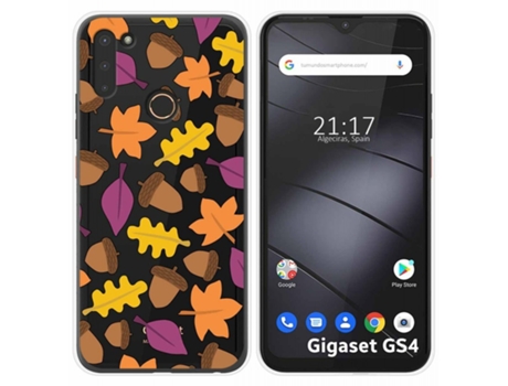 Carcasa Gigaset GS4 TUMUNDOSMARTPHONE Dibujos Transparente Multicolor