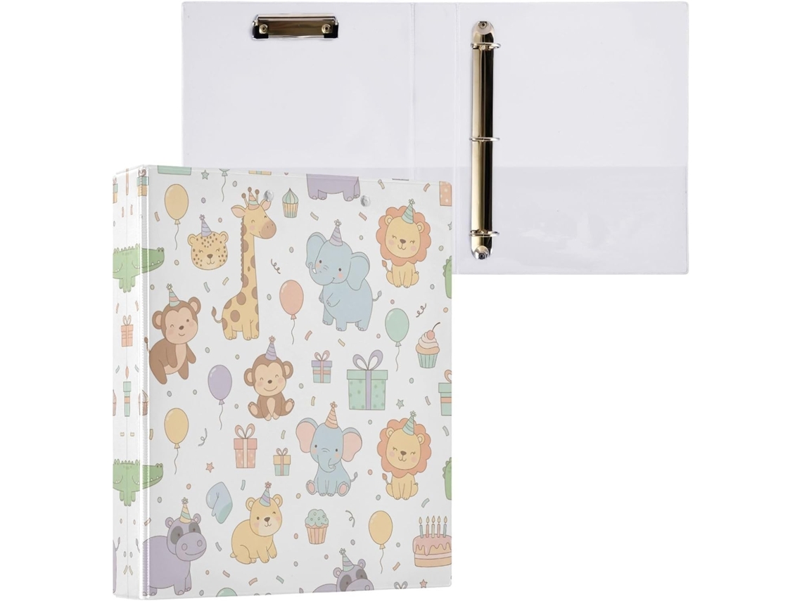 Besportble Carpeta De Anillas Redondas Con Portapapeles Y Oficina Pvc. 27,9 X 21,6 Cm 31,5 27 6