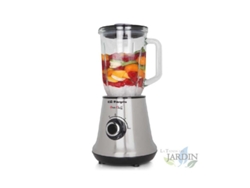 Batidora de Vaso ORBEGOZO Vaso de Cristal 1L 2 Velocidades 500 W