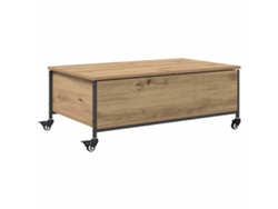 Mesa de centro HALANV1 hecha a mano, 91x55x32 cm