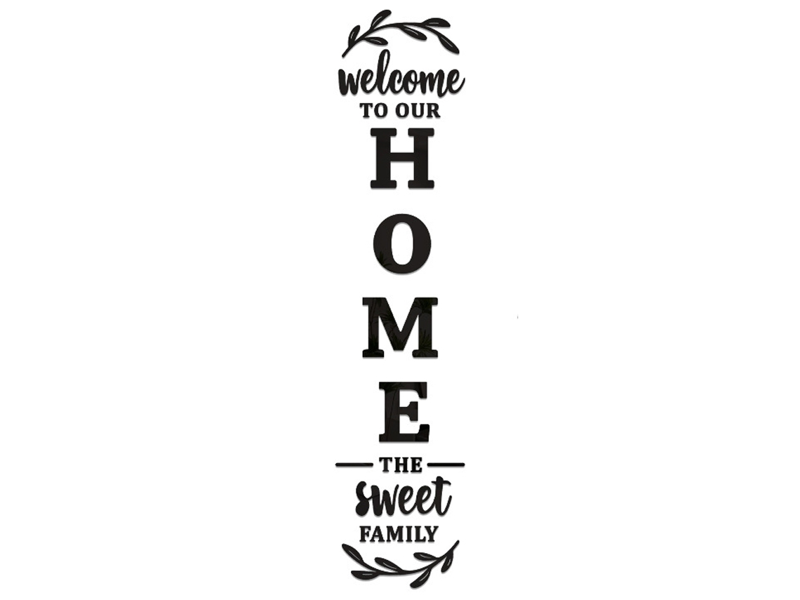 Adhesivo de espejo 3D acrílico para pared, letras en inglés "Familia", autoadhesivo Kofihety