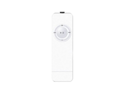 Mini reproductor MP3 portátil recargable y elegante, reproductor multimedia de música para el hogar, color blanco