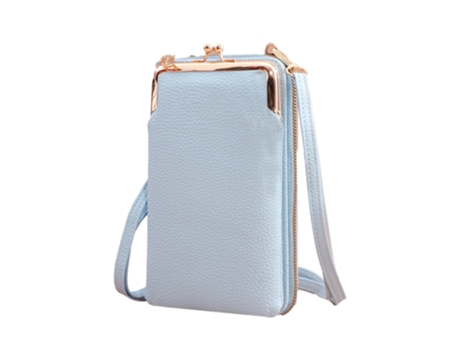 Bolso Del Teléfono Celular De Las Mujeres De La Moda, Bolso Pequeño Del Hombro Del Crossbody, Azul Cielo ZMDECQNA