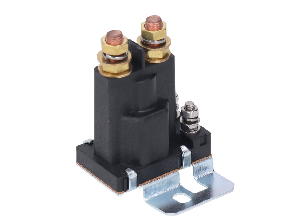Relé De Arranque Solenoide De 500 A Y 30 W Con Bobina De Latón Y Acabado De Acero Inoxidable, 12 V Cc, Para Automóviles Y Vehículos.