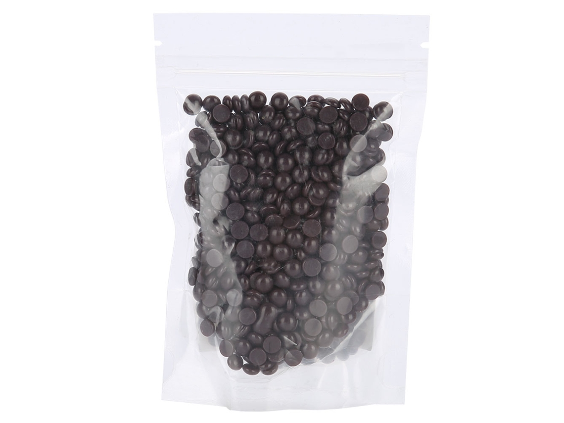 Pasta De Cera Dura Para Depilación Cera De Abeja Pellets Para Cuerpo Y Brazos Sabor Chocolate