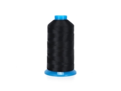 Hilo de nailon resistente 210d/3, tamaño 70/69, para tapicería, cuero y telas pesadas, color negro