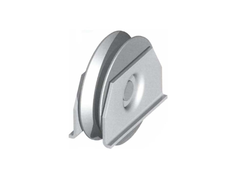 Rueda Ruedecilla con Tornillo con 1 Rodamiento Canal V FAC PORTÕES Va1108 100X22Mm 905049110