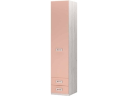 Armario MUEBLAM Artic Rosa Nube Melamina (50x232x50 cm)