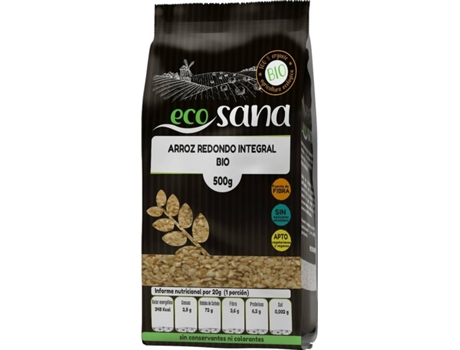 Arroz Redondo Integral Bio ECOSANA (500 g)