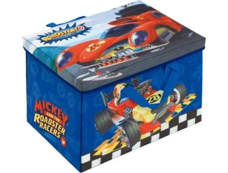 Caja de Almacenamiento MICKEY MOUSE 64643 Azul (28 x 41 x 31 cm)