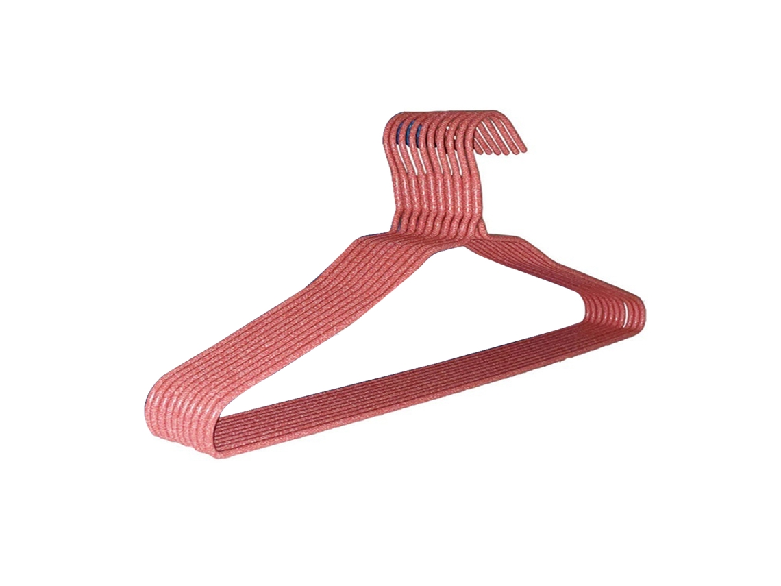 MEOIRUERY para guardarropa para adultos, perchas de metal duraderas y resistentes con recubrimiento que no es deslizamiento, estante liviano de cuerpo liso para
