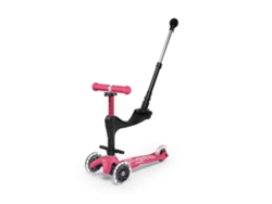 Micro Scooter Mini 3 en 1 Deluxe Plus Led Rosa Mi3