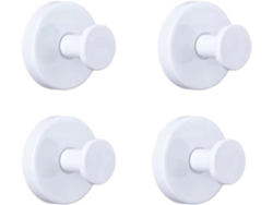 Topbathy Gancho De Pared En Acero Inoxidable Color Blanco Para Baño