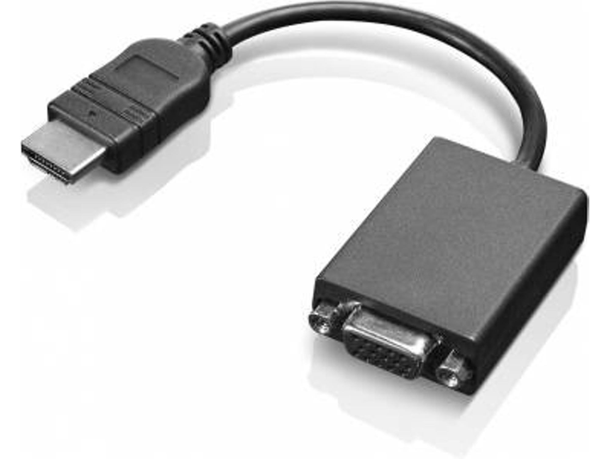 Adaptador HDMI de interfaz LENOVO HDMI / VGA Negro