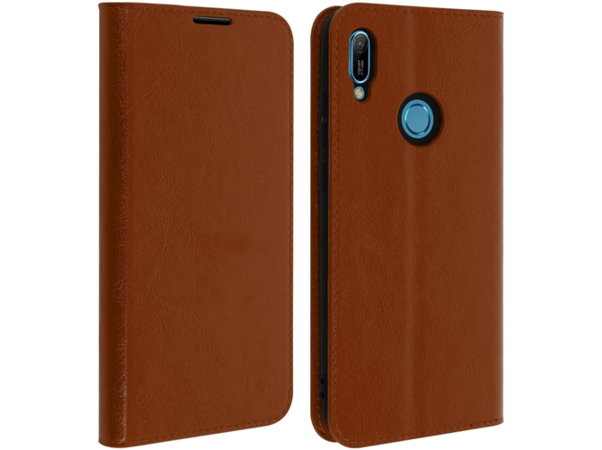 Funda Huawei Y6 2019 AVIZAR Wallet Marrón