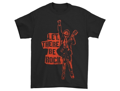 Camiseta ROCKINSTONE Let There Be Rock de AC/DC (S)