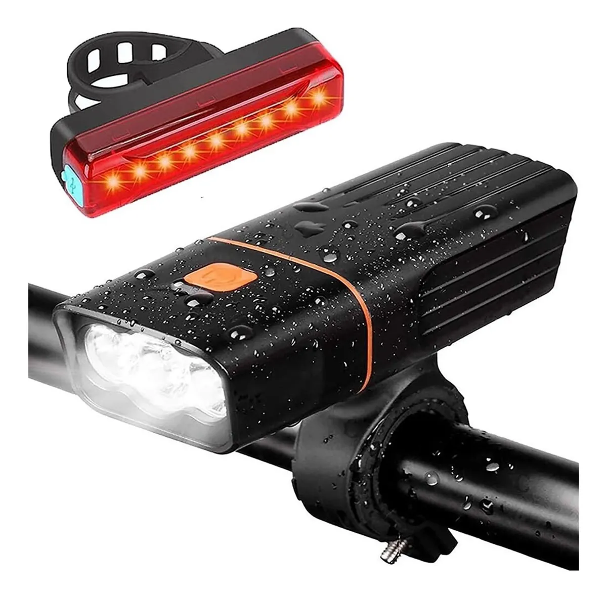 Luces de bicicleta de 1000 lúmenes con luz trasera recargable Vayotoy