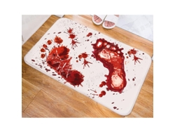 2026-tapete De Halloween Creativo Alfombra Con Impresión De Sangre Decoración Casa Mat Para Puerta Principal