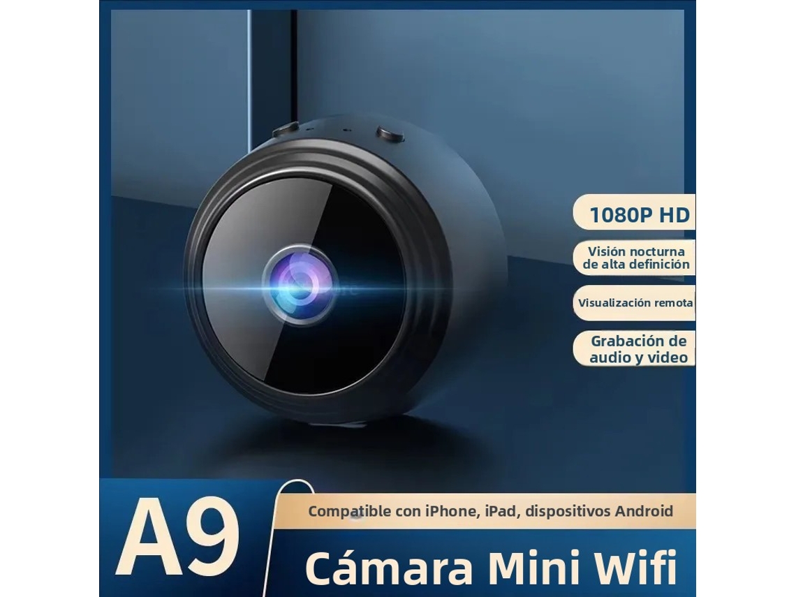 Cámara de vigilancia Mini A9 HD 1080p Wifi Mdug