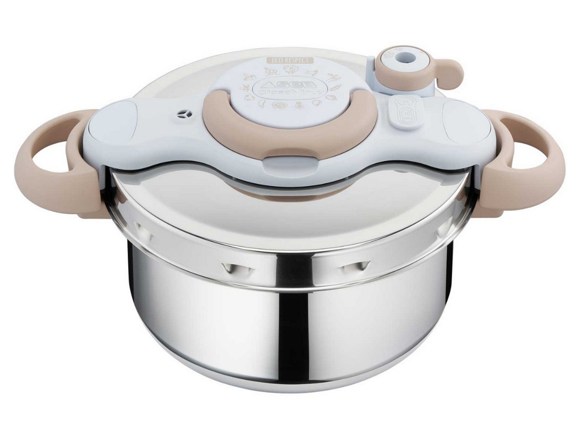 Olla a Presión SEB (Acero Inoxidable-4,5l)