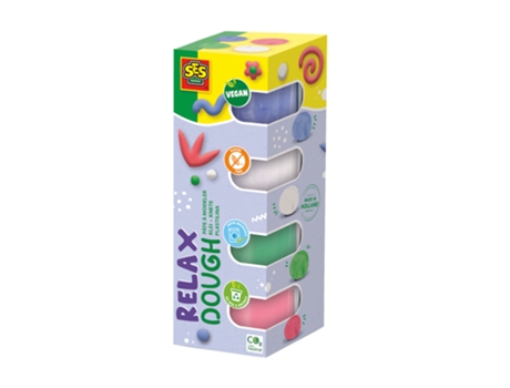 Plastilina SES Masa Feel Good Relax 4X90G 00514