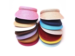 Visera De Ala Ancha Con Clip Para Mujer, Hecha De Lino, Ajustable, Con Protección Uv Para Senderismo, Playa, Deportes, Pbs
