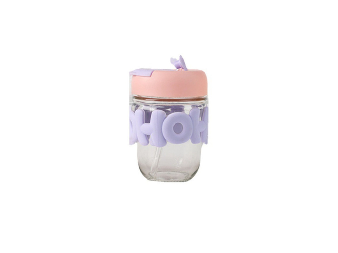 Vasos de agua de verano vasos de gran valor vasos de cristal portátiles para niños vaso de café gratis vaso con pajita