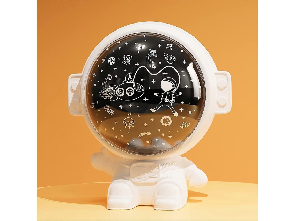 Proyector de luz nocturna con música, proyector de luz de astronauta para niños, bebés y adolescentes. Rosewell
