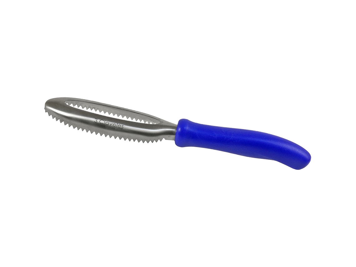 Quita Escamas 3 CLAVELES (Acero inoxidable - 27 cm)