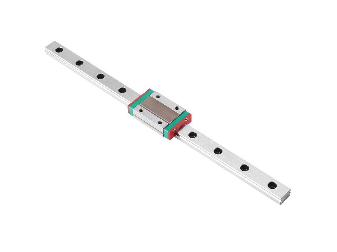 Guía Lineal Deslizante Con Bloque Para Impresoras 3d Y Máquinas Cnc De Bricolaje (250 Mm)