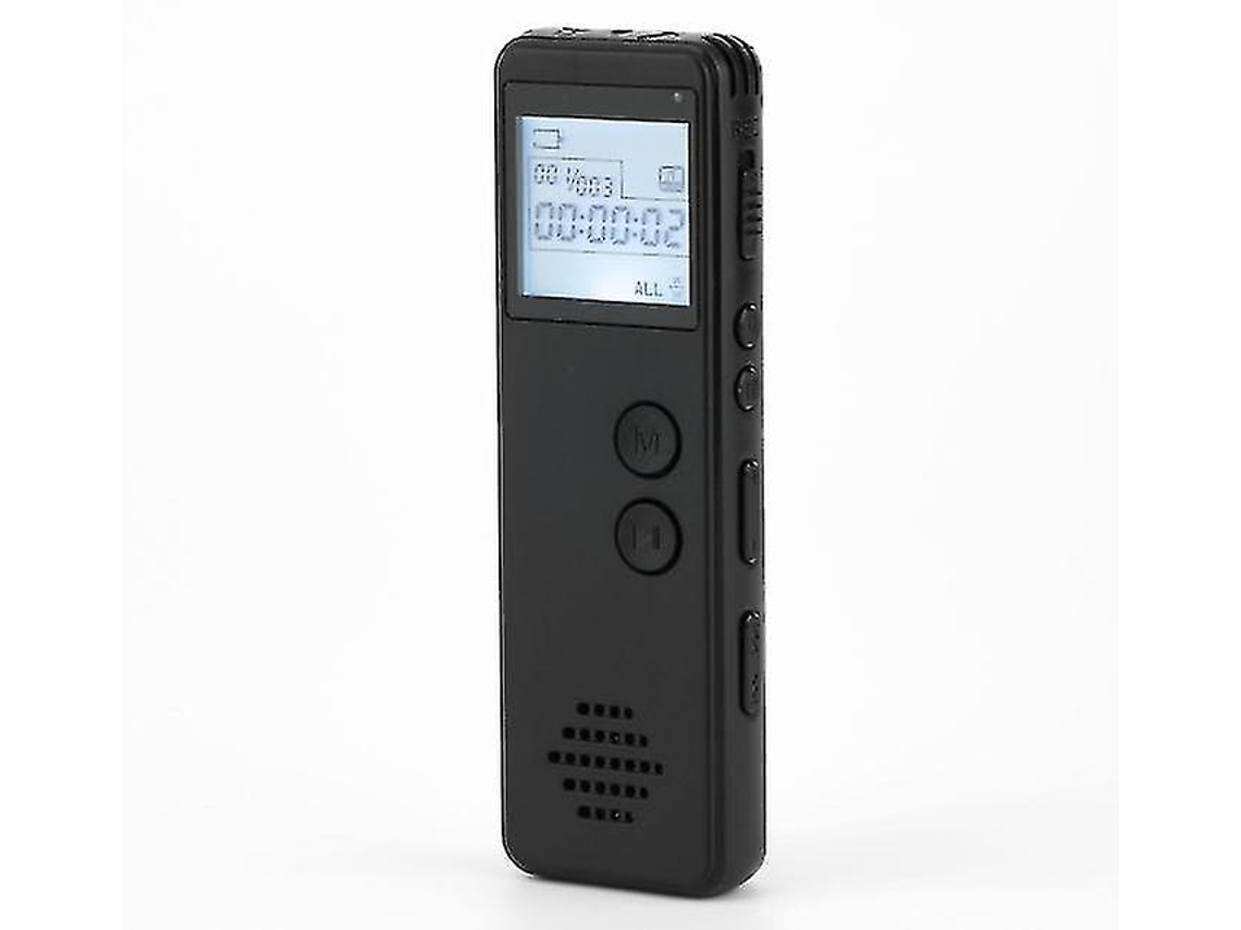 Mini grabadora digital portátil, reproductor MP3 de 8 GB, Yizhood (negro)