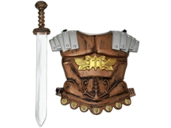 Armadura DISFRAZZES Arma Y Peto Romano Con Espada Para Niño (Talla: Talla Universal)