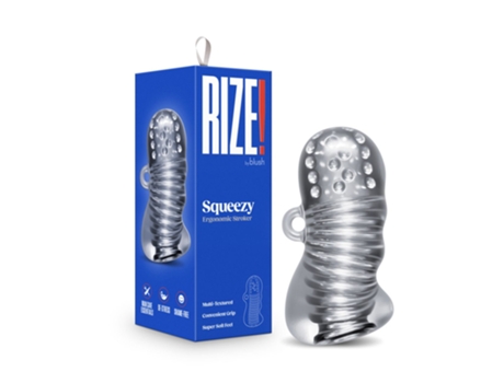 Masturbador Squeezy - Transparente BLUSH