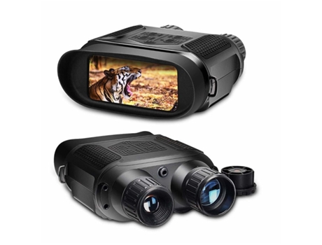Binoculares de visión nocturna, monoculares digitales de alta definición en binoculares con cámara fotográfica nocturna para viajes de caza negro-n...