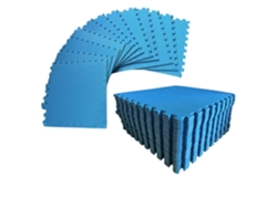 Puzzle Tatami 1cm 60x60cm Pack de 4 Unidades Azul Jowy (t60 4)
