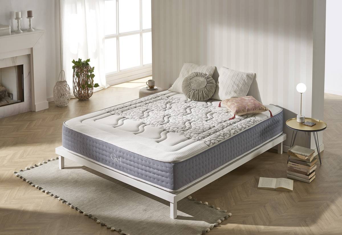 Matris Muelles Multisac luxury gel 90x200x30 cm ensacado con visco 90x200 30cm ±2