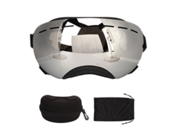 Gafas De Sol Para Perros Con Marco Negro Lentes Plata Protección Uv Viento Polvo Correa Ajustable Para Perros Medianos O Grandes