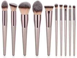Juego de 10 brochas de maquillaje profesionales Rosewell