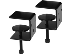 Juego De 2 Soportes De Pared De Hierro Negro, Estructura Sólida Y Estable, Evita...