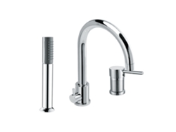 Grifería Para Bañera, Montaje Sobre Encimera 099 En Latón Cromado, Colección Erymanthe