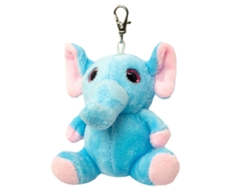 Peluche llavero WILD PLANET Elefante (6 x 7.5 x 8.5 cm)