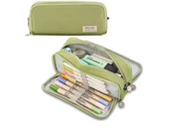 Estuche para lápices de 3 compartimentos de gran capacidad para la escuela y la oficina para adolescentes