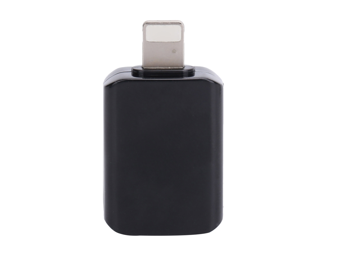 Adaptador Usb 3.0 Otg Para Teléfonos Ios, Conector De Transferencia De Datos Rápida, Negro.