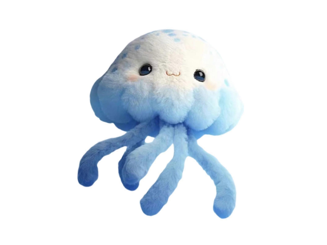 Llavero de medusa, lindo colgante de peluche de medusa para niños y niñas, cartera infantil Rosewell