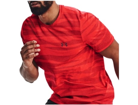 Camiseta de Hombre UNDER ARMOUR Corta Seamless Wave Rojo (MD)