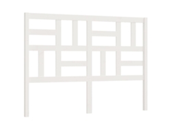 Maison Exclusive - Cabecero De Cama Madera Maciza De Pino Blanco 156x4x104 Cm