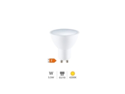 Bombilla LED dicroica GU10 de 5,5 W y 4200 K GSC